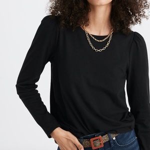 Madewell (Re)sourced Cotton Puff-Sleeve Tee